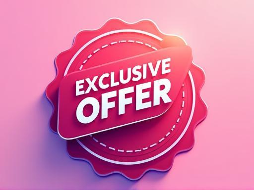 Exclusive offer badge or graphic